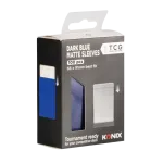tcg-dark-blue-matte-sleeves-100-pcs