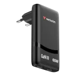 verbatim-fold-n-go-gan-charger-65w-eu-plug-black