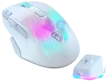 turtle-beach-kone-xp-air-white-wireless-customizable-ergonomic-rgb-gaming-mouse-bluetooth-19k-dpi-optical-sensor-100h-battery-charging-dock-aimo-rgb-lighting-4d-wheel
