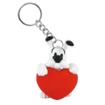 porte-cles-idefix-coeur-rouge