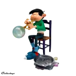 figurine-resine-gaston-invention-trompette-a-sav