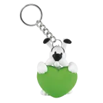 porte-cles-idefix-coeur-vert