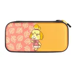 pdp-slim-deluxe-animal-crossing-isabelle-hardshell-case-nintendo-orange-pink