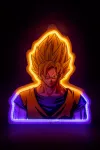 luminaire-mural-neon-goku-40cm