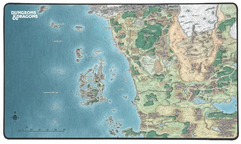 tapis-de-souris-xl-faerun-map-donjons-dragons