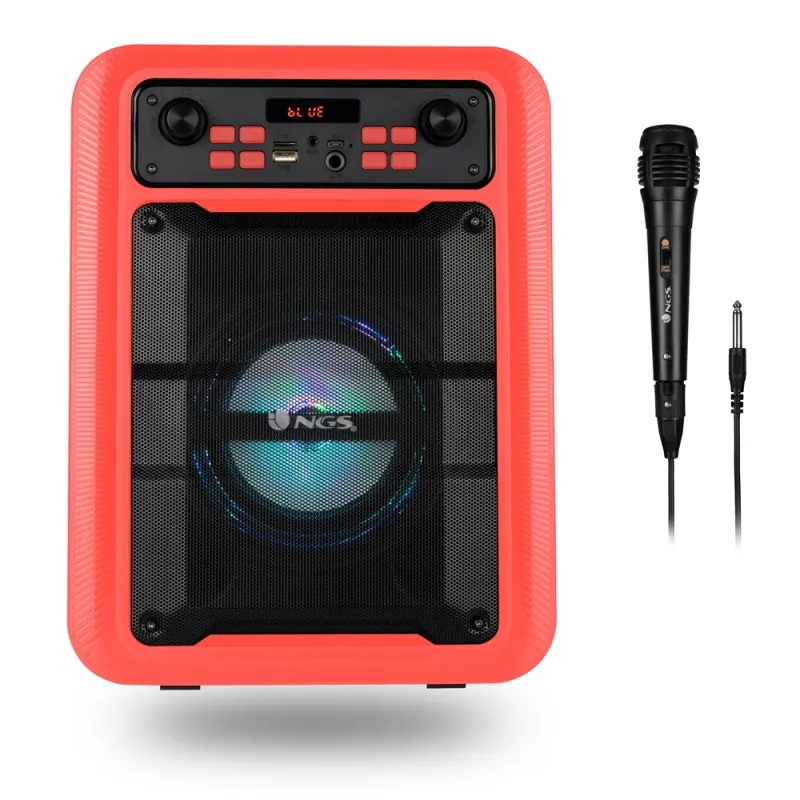 ngs-roller-lingo-stereo-portable-speaker-red-9-w