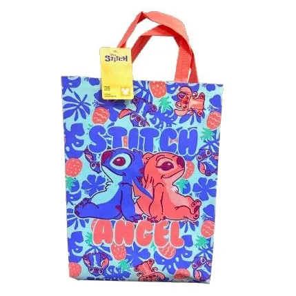 city-sac-cabas-stitch-angel-flowers