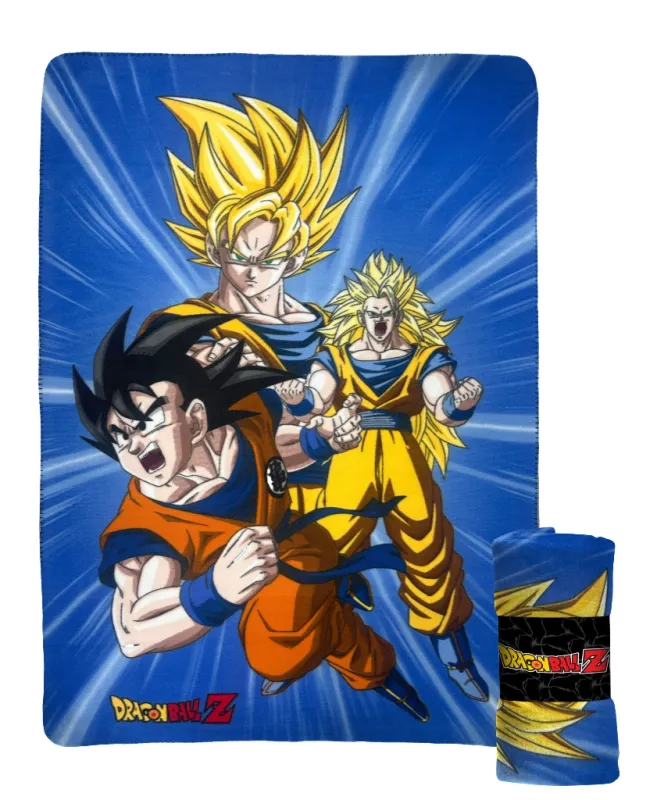 plaid-polar-dbz-son-goku-100x140cm