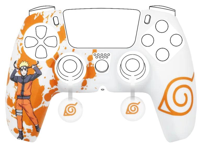 kit-de-protection-en-silicone-dualsense-blanc-naruto