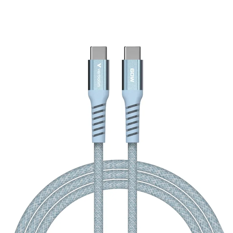 verbatim-sync-charge-magnetic-cable-60w-usb-c-to-usb-c-120-cm-blue