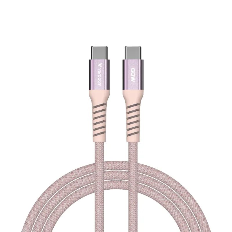 verbatim-sync-charge-magnetic-cable-60w-usb-c-to-usb-c-120-cm-pink