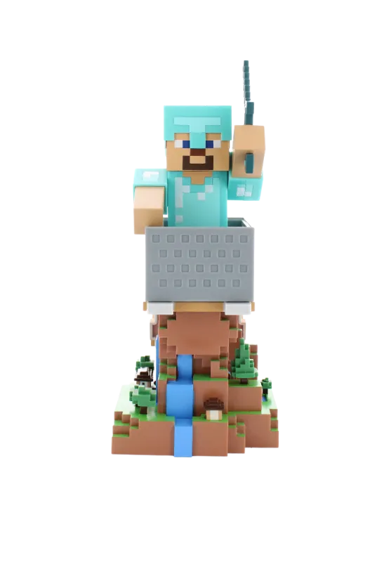 figurine-support-minecraft-steve-armure-diamant