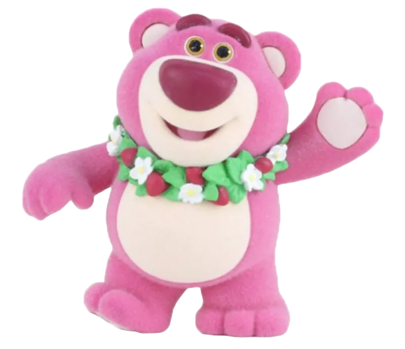 figurine-lotso-collier-fleur-floque