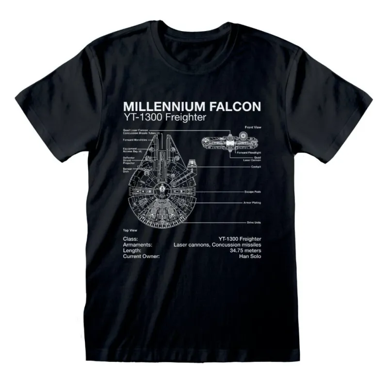 t-shirt-sw-millenium-falcon-xl