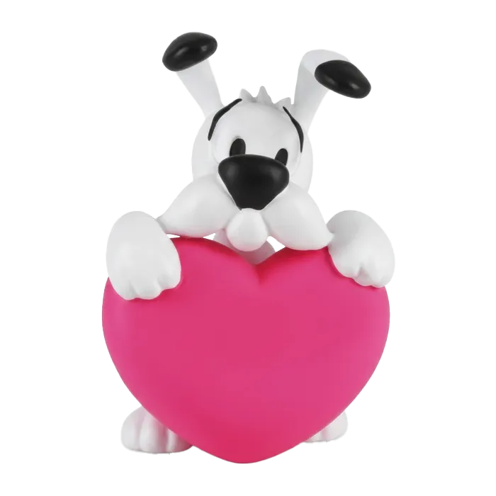 figurine-pvc-idefix-coeur-rose