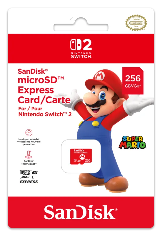 switch-2-micro-sd-express-256-go-sandisk