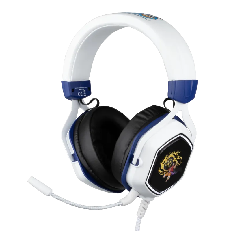 casque-gaming-filaire-blanc-one-piece