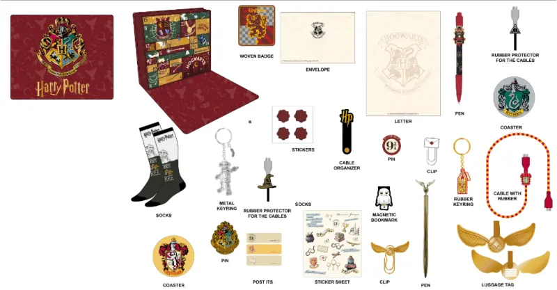 calendrier-de-l-avent-papeterie-harry-potter-2026