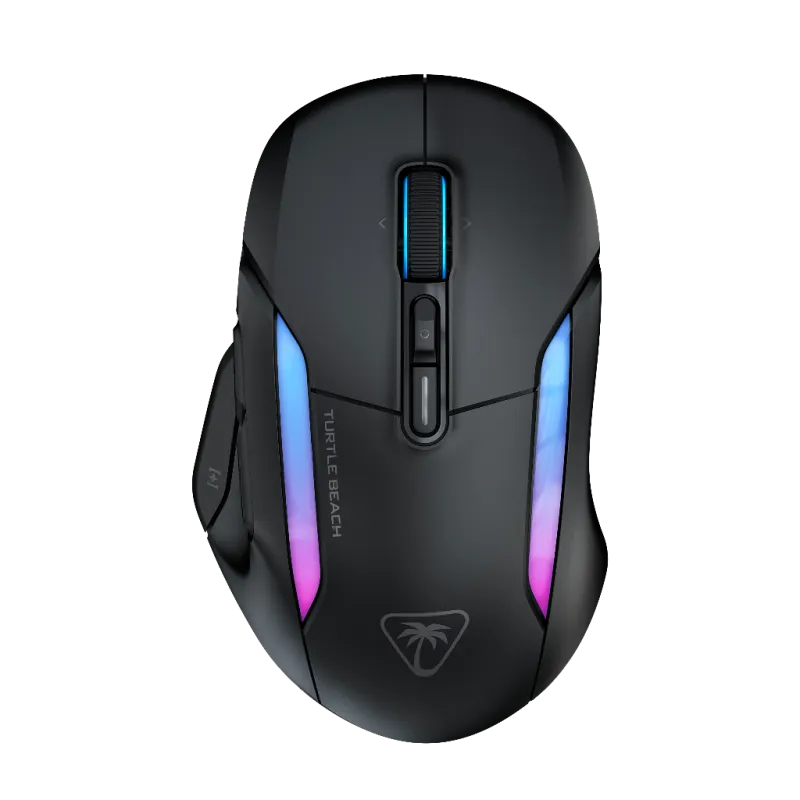 turtle-beach-kone-ii-air-ash-black-wireless-ergonomic-rgb-gaming-mouse-350-hr-battery-26k-dpi-optical-sensor-100m-click-optical-switches-21-customizable-inputs-4d-free-spin-scroll-wheel
