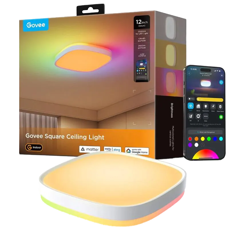 govee-30cm-rgbww-rgbic-smart-smart-ceiling-light-wi-fi-bluetooth-28-w