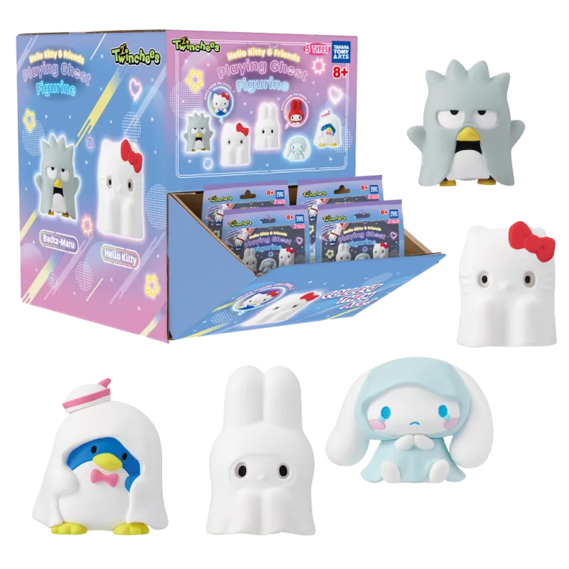 twinchees-figurines-hello-kitty-friends-playing-ghost