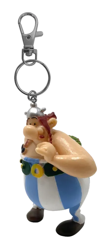 porte-cles-obelix-amoureux-avec-bouquet-de-fleurs