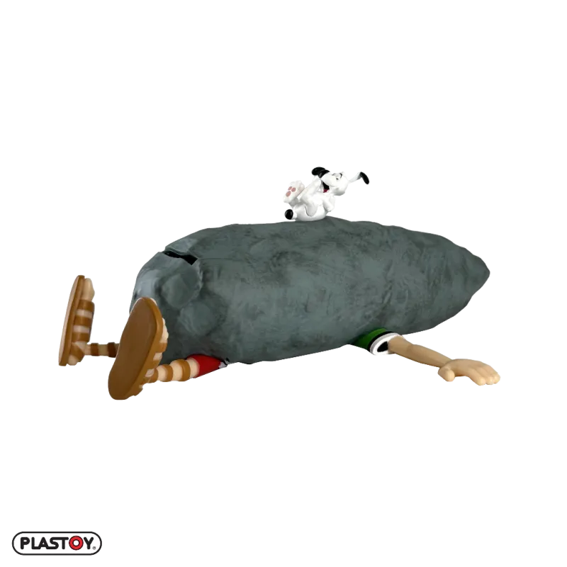 tirelire-idefix-et-le-romain-ecrase