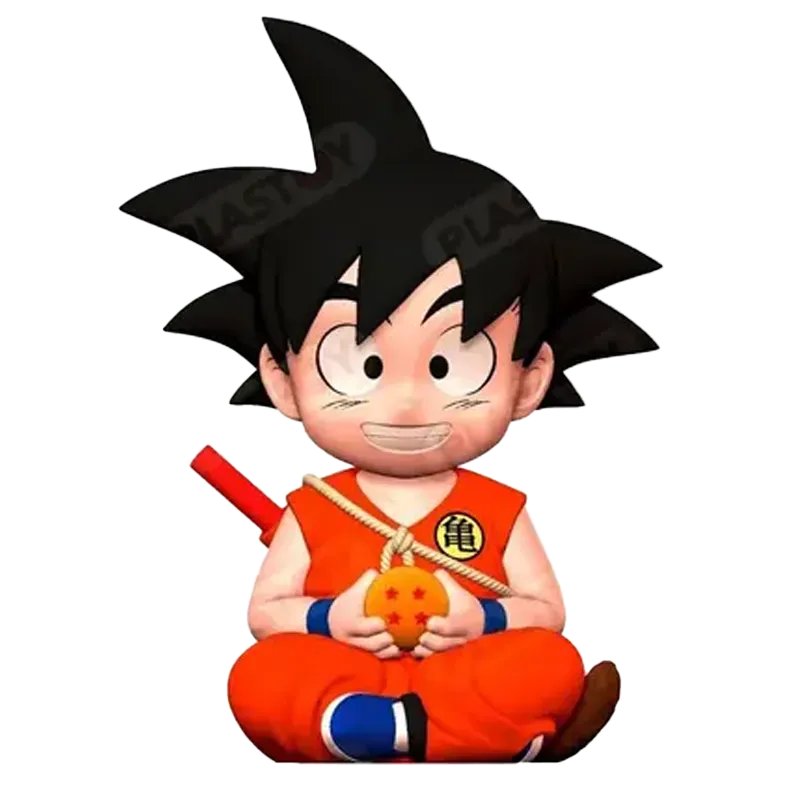 tirelire-goku-enfant-orange