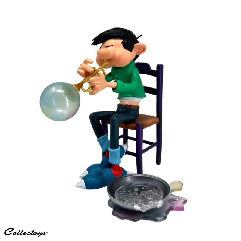 figurine-resine-gaston-invention-trompette-a-sav