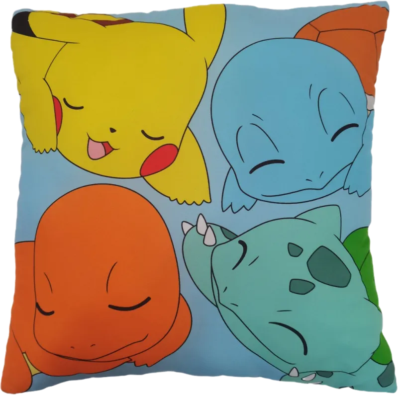 coussin-starter-et-pikachu-dormant-40x40cm