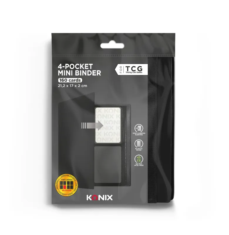 konix-4-pocket-tcg-binder-160-cards