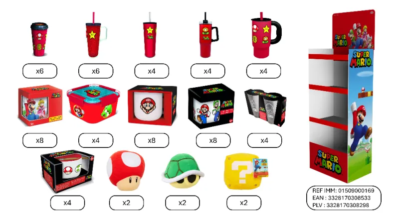 box-mario-auchan-66-pcs