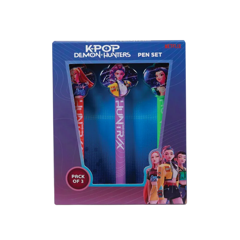 set-de-3-stylos-a-clipser-kpop-demon-hunters