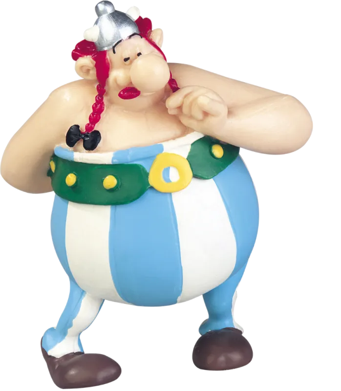 figurine-obelix-amoureux-avec-bouquet-de-fleurs