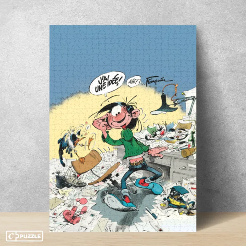 puzzle-1000-pieces-gaston-lagaffe