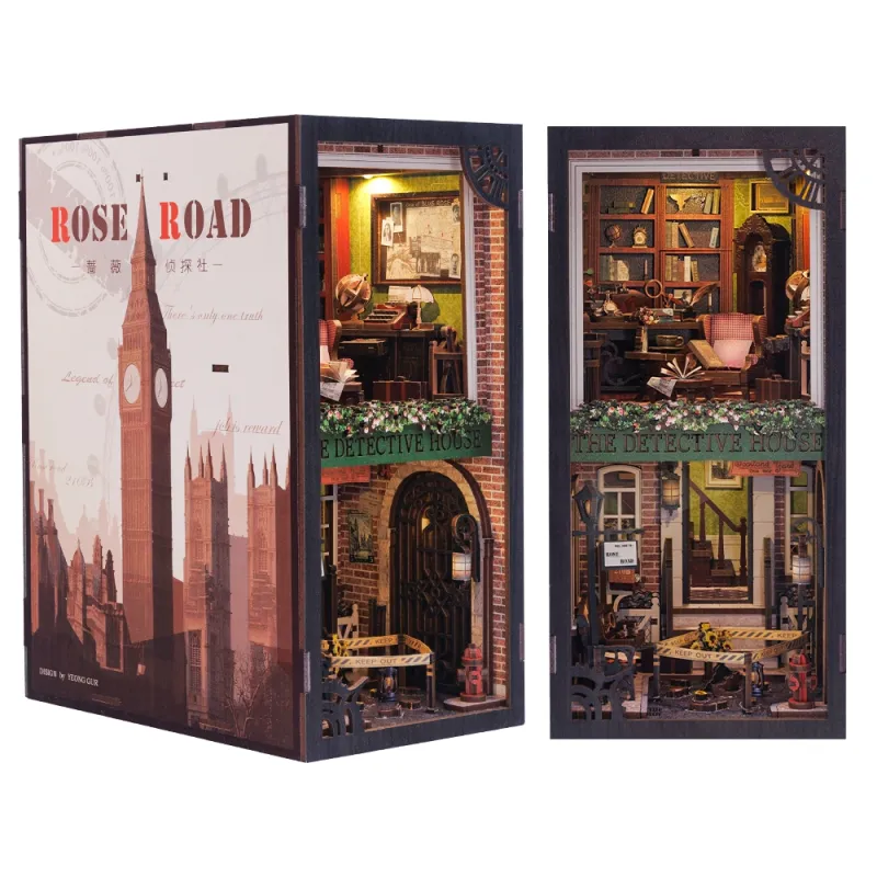 book-nook-agence-de-detectives-rose-decor-miniature