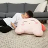 kirby-peluche-mocchi-mocchi-kirby-endormi-geante