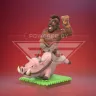 figurine-support-coc-chevaucheur-de-cochon