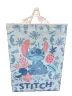 city-sac-cabas-stitch-bleu-flowers