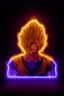 luminaire-mural-neon-goku-40cm