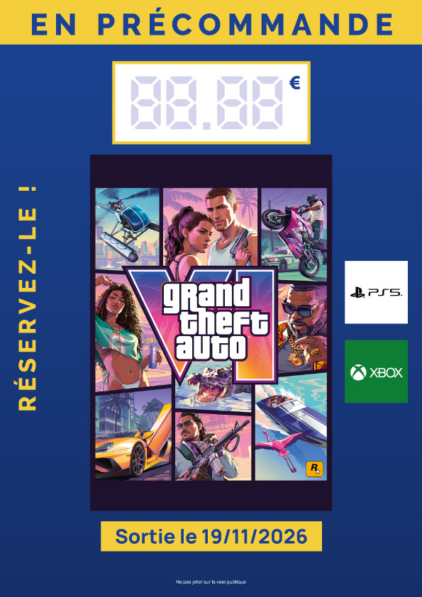 Affiche PLV GTA VI