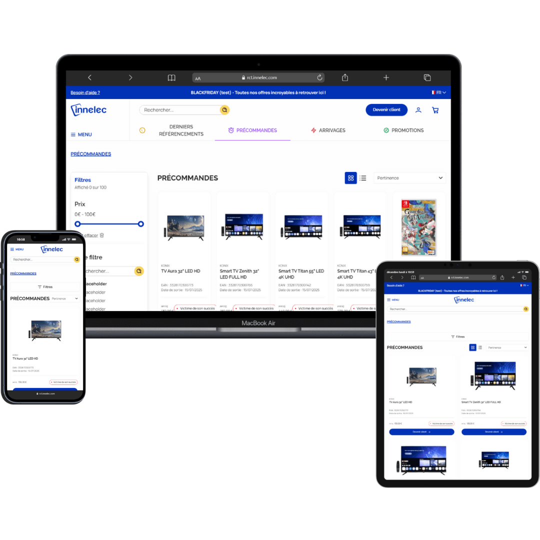 Interface intuitive et moderne