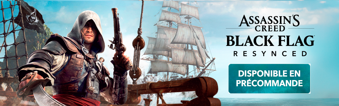 Bannière Assasin's Creed Black Flag Resynced