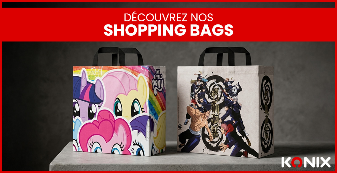 Découvrez nos shopping bags