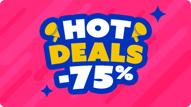 Hot Deals -75%
