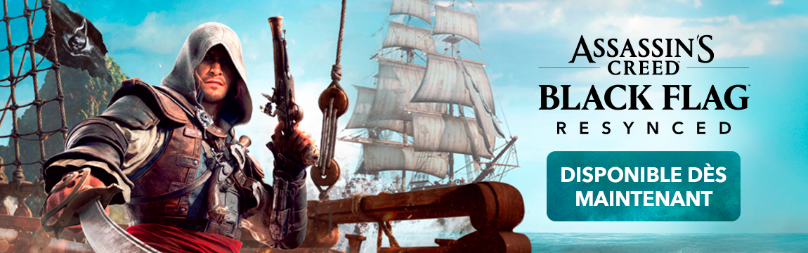 Bannière Assassin's Creed Black Flag Resynced