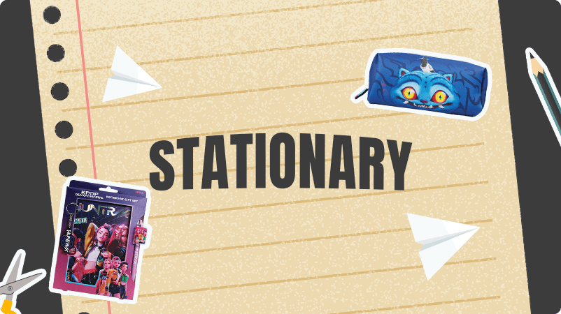 Stationary: Everything they need to write and draw