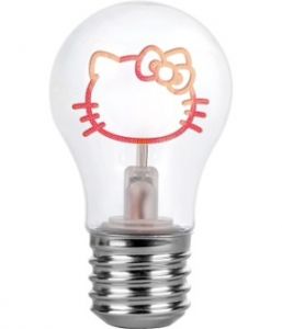 LAMPE LED AMPOULE HELLO KITTY