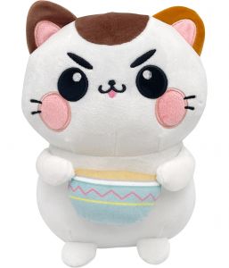 PELUCHE FUNNY CAT AVEC SOUPE 21 CM