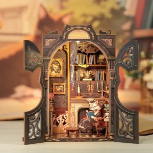 BOOK NOOK - ETUDE DU COMTE CHAT - DÉCOR MINIATURE